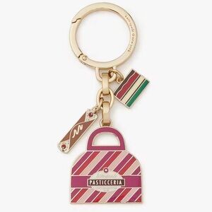 NWT Kate Spade Dolci Pastries Metal Keyfob